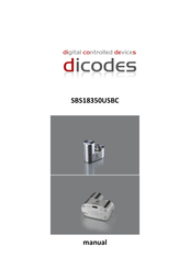 dicodes SBS18350USBC Manual