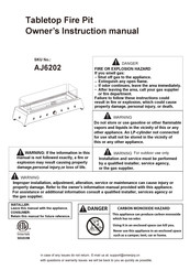 AJ Enjoy AJ6202 Owner's Instruction Manual