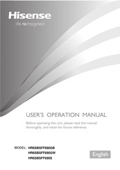 Hisense HR6SBSFF690GW User's Operation Manual