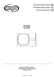 Argo AEI1G50BB Installation Instructions Manual