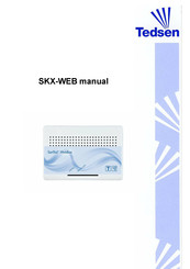 Tedsen SKX-WEB Manual