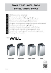 Harvia SW45 Instructions For Installation And Use Manual