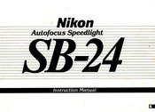 Nikon SB-24 Instruction Manual