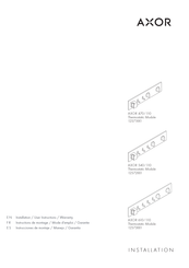 Axor 470/110 Installation/User Instructions/Warranty