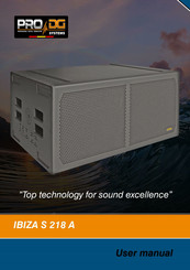 Pro DG Systems IBIZA Series User Manual