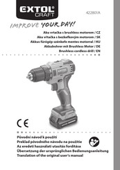 Extrol 422801 Translation Of The Original User Manual