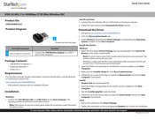 StarTech.com USB300WN2X2C Quick Start Manual