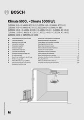 Bosch Climate 5000i L CL5000iL 4C 160 E Operating Instructions For Users