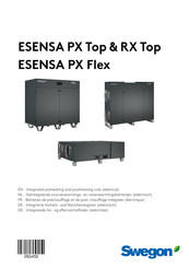 Swegon ESENSA RX TOP Installation Instructions Manual