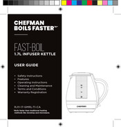 Chefman Fast-Boil RJ11-17-GMRL-TI-CA User Manual