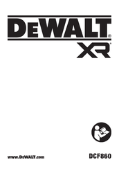 DeWalt DCF860N Original Instructions Manual