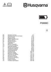 Husqvarna PS900C Operator's Manual