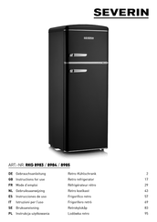 SEVERIN RKG 8984 Instructions For Use Manual
