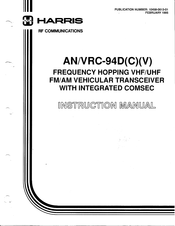 Harris AN/VRC-94C Instruction Manual