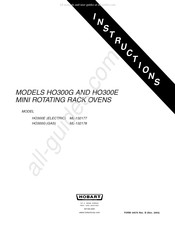 Hobart ML-132177 Instructions Manual