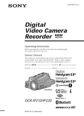 Sony DCR-IP210 Operating Instructions Manual