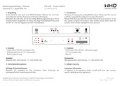WHD PM 448 Manual