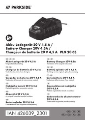 Parkside 426039-2301 Translation Of The Original Instructions