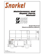 Snorkel SR2255 Maintenance And Repair Parts Manual