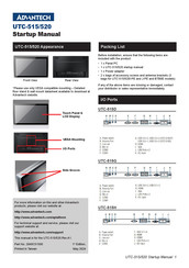 Advantech UTC-520H Startup Manual
