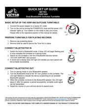 Victor METRO VSRP-800 Quick Setup Manual