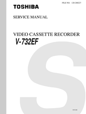 Toshiba V-732EF Service Manual