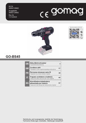 gomag GO-BS45 Translation Of The Original Operating Instructions