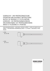 STIEBEL ELTRON BGC 07 51 15 Operation And Assembly Instructions