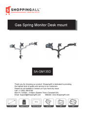 SHOPPINGALL SA-GM135D Manual