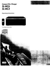 Panasonic SLMC6 - COMPACT DISC CHANGER Operating Instructions Manual