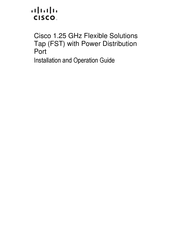 Cisco SG-FST-2-08-FFP-P Installation And Operation Manual