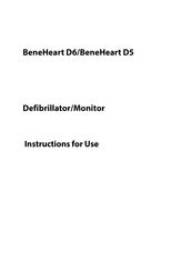 Mindray BeneHeart D5 Instructions For Use Manual