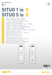 SOMFY Situo 5 io Installation And Operating Manual
