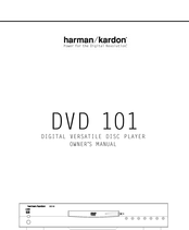 Harmon/Kardon DVD 101 Owner's Manual