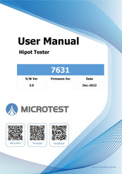 Microtest 7631 User Manual