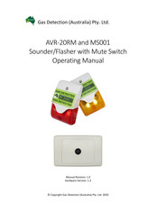 Gas Detection AVR-20RM Operating Manual