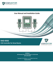 CO2 Meter RAD-0502 User Manual And Installation Manual