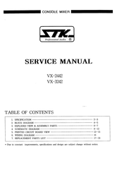 STK Professional Audio VX-2442 Service Manual