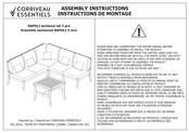 CORRIVEAU ESSENTIELS NAPOLI Assembly Instructions Manual