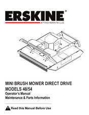 Erskine Attachments 48 Operator's Manual