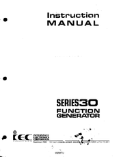 IEC 30 Series Instruction Manual