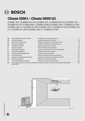 Bosch CL5000iU 4CC 35 E Installation Instructions Manual