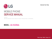 LG LG-X220ds Service Manual