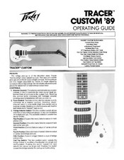 Peavey TRACER CUSTOM 89 Operating Manual