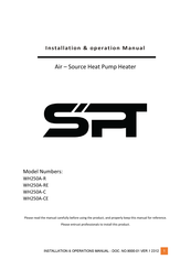 SPT WH250A-CE Installation & Operation Manual