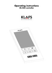 Klafs ML 033 Operating Instructions Manual