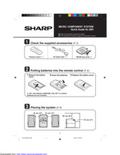 Sharp XL-30H Quick Manual