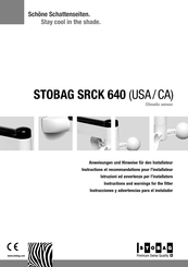 Stobag SRCK 640 Instructions And Warnings