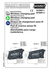 Hazet 1979WP-2 Operating Instructions Manual