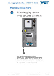 WDT SOLDOS-V3-BASIC Operating Instructions Manual